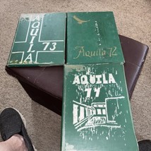 Aquila Yearbooks 72,73,74 Edison Jr. High Janesville,Wisconsin - $8.91