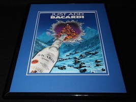 1995 Just Add Bacardi Rum Framed 11x14 ORIGINAL Advertisement  - £27.24 GBP