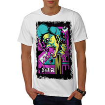 Wellcoda Star Creepy Urban Zombie Mens T-shirt, Evil Graphic Design Printed Tee - £14.63 GBP+