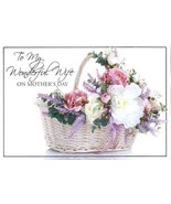 To My Wonderful Wife On Mother&#39;s Day - Mother&#39;s Day Greeting Card - 28172 - $2.77