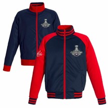 Washington Capitals JH Design Stanley Cup Champions Reversible Track Jacket - £90.21 GBP
