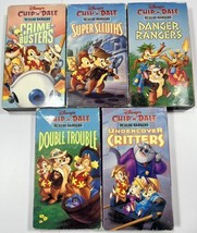 Walt Disney Chip N Dale Rescue Rangers VHS Tapes Double Trouble &amp; More Lot of 5 - £15.71 GBP