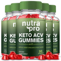 Nutra Pro Keto ACV Gummies, Max Strength Premium Formula, NutraPro ACV (5 Pack) - £62.87 GBP