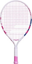 Babolat 2022 B'Fly Junior Tennis Racquets (21", White/Pink/Blue) - $27.13