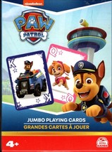 Nickelodeon Paw Patrol - 54 Jumbo Playing Cards - $10.88