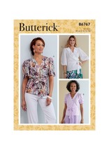 Butterick Sewing Pattern 6767 Top Tunic Blouse Misses Size 6-14 UNCUT - £7.53 GBP