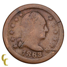 1863 Guerra Civil Token Wilson&#39;s Medalla (Ag) About Buen Estado - $36.38