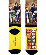 Hunter X Hunter Characters &amp; Logo Men&#39;s Crew Socks NEW WITH TAGS! - $4.95