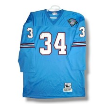 Vintage Earl Campbell Jersey 75th NFL Season 94-95 Mitchell and Ness Blu... - $368.99