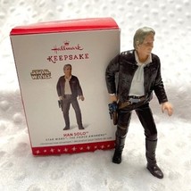 Hallmark &quot;Star Wars; The Force Awakens-Han Solo Keepsake Ornament (2016)- NEW - £10.41 GBP