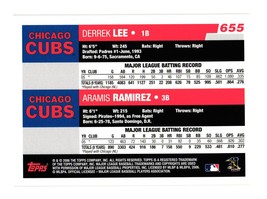 2006 Topps #655 Aramis Ramirez / Derrek Lee SN55 Chicago Cubs - £0.78 GBP