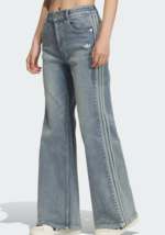 adidas Originals Washed Flair Pants Women's Casual Lifestyle Jeans Blue ... - $179.91