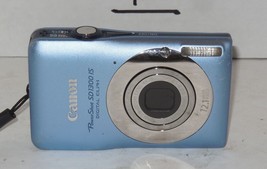 Canon PowerShot Digital ELPH SD1300 IS 12.1 MP Digital Camera -Blue Tested Work - $247.50