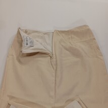 Worth RN#105896 Women's Cream Wool Blend Rear Zipper & Slit Pencil Skirt Size 6 image 14