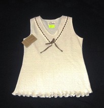 White sleeveless crew shirt, ecological pyma cotton   - $57.77 CAD