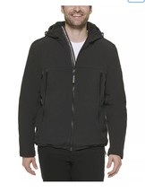 Calvin Klein Men&#39;s Sherpa Lined Hooded Soft Shell Jacket SZ L NEW - £139.36 GBP