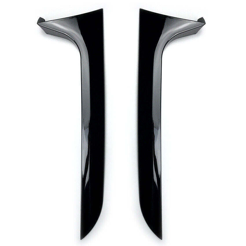 Gloss Black Window Side Spoiler fits Audi A6 C7 Allroad TDI Quattro Avant - $36.32
