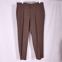 Haggar Men&#39;s Dress Pants Brown Size 36x29 - $12.81