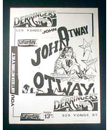 JOHN OTWAY orig November 1982 Toronto Concert POSTER - £14.32 GBP