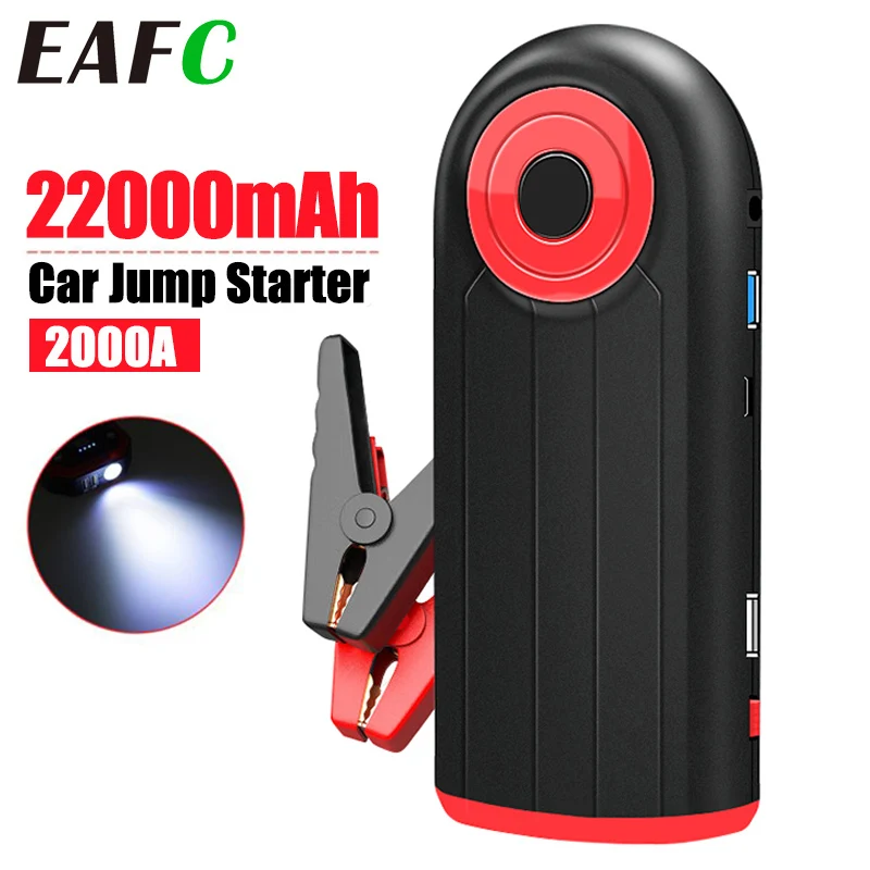 2000A Car Jump ter 22000mAh Power Bank Battery Charger Auto Emergency Bo... - €141,44 EUR