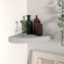  Corner Shelf Grey Honeycomb MDF, Metal Medium Wall mounted - $1,308.59 MXN