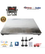 Prime USA NTEP 4&#39;x4&#39; Stainless Steel Washdown Floor Scale  5000 Lb X 1 Lb - $5,167.92 CAD