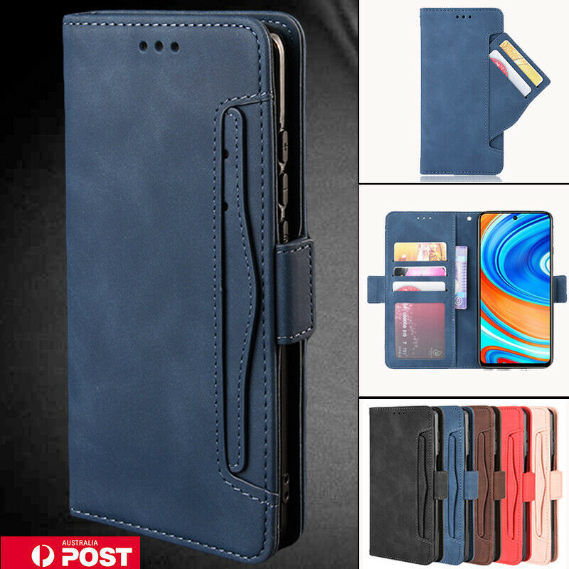 For iPhone 11 Pro XR XS Max X 8 7 SE Plus Case Leather Wallet Cards Flip Cover