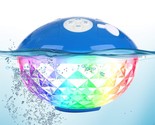 Bluetooth Speakers With Colorful Lights, Portable Speaker Ipx7 Waterproo... - £53.47 GBP