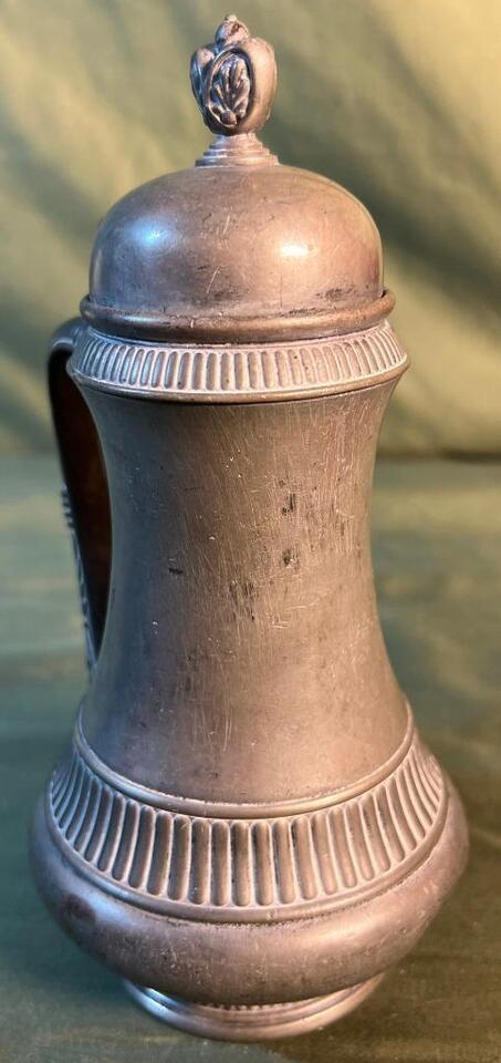 Antique Old Silver Plated Syrup Pitcher Aesthetic Movement Silverplated - $29.25