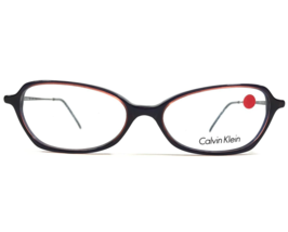 Calvin Klein Eyeglasses Frames 651 075 Navy Blue Pink Cat Eye Full Rim 52-16-135 - £37.09 GBP