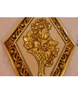 Music Symbol & Food Symbol Gold Colored Wall Hanging Ornaments 31569 - $21.71