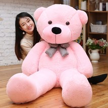 Giant Teddy Bear Plush Toys For Girls Stuffed Doll Soft Big Unstuffed Empty Bear - £28.72 GBP