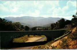 Postcard Blue Ridge Parkway Bridge at Buck Creek Gap North Carolina - £5.41 GBP