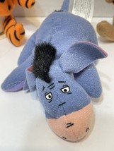 Disney Winnie The Pooh Lot 3 Miniature Plush Eeyore Tigger and Winnie the Pooh - £17.72 GBP