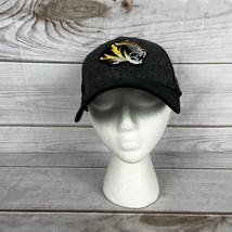 New Era Missouri Tigers Hat Cap Black Stretch Fit Small Medium Mizzou Wo... - $10.99