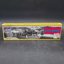 Model Train Atlas HO Scale #84 Code 100 Brass 9&quot; Straight Deck Girder Bridge - £5.33 GBP