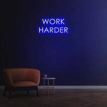 &quot;Work Harder&quot; | LED Neon Sign - £129.74 GBP+