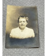 Antique Older Woman Portrait Photograph Postcard RPPC KG - $13.56 CAD