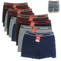 12Pc Knockers Mens Seamless Boxers Briefs Underwear Athletic One Size Underpants - £63.73 GBP