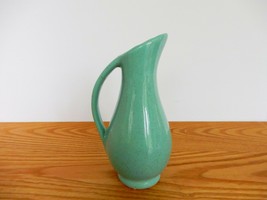 Lovely vintage MCM robins egg blue small ceramic pitcher stamped 581 - $25.00