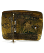 Hesston National Finals Rodeo Belt Buckle-Brass-Proffesional Cowboys-Vtg... - $19.18 CAD