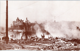 The Big Fire 1896 Cripple Creek Colorado Postcard - £4.32 GBP