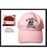 Pink Pirate Princess Hat Adjustable Cotton Baseball Cap Skull and Crossb... - $9.95