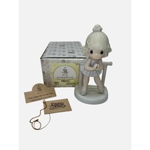 Precious Moments Lord Keep Me On My Toes Girl Ballerina 100129 - £12.48 GBP