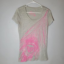 Nollie Womens Shirt Small with Pink Design Short Sleeve  - £11.79 GBP
