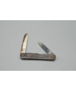 Sterling Silver Pocket Knife Folding W&amp;H Sheffield 2-Blade Walker Hall 1916 - £75.99 GBP