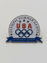 Sydney Olympic Summer Games 2000 USA Lapel Pin Vintage Pinchback  - £11.68 GBP