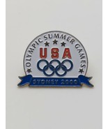 Sydney Olympic Summer Games 2000 USA Lapel Pin Vintage Pinchback  - £11.52 GBP