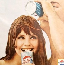 1965 Pepsi Cola Picnic Cooler Beautiful Woman Advertisement Soda Pop HM2Q - $29.99