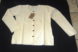White longsleeve blouse, ecological pyma cotton   - $62.42 CAD